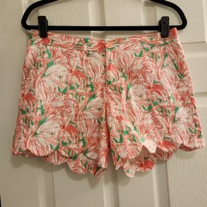 Lilly Pulitzer Buttercup Shorts Pink Colony Size 6